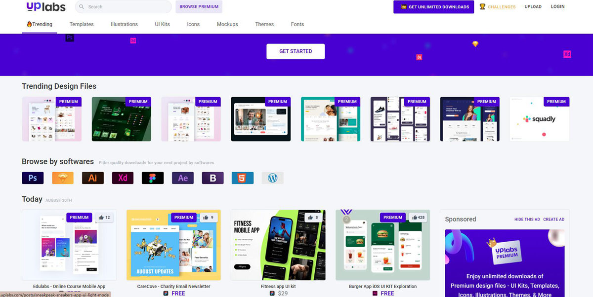 UpLabs 高质量设计资源